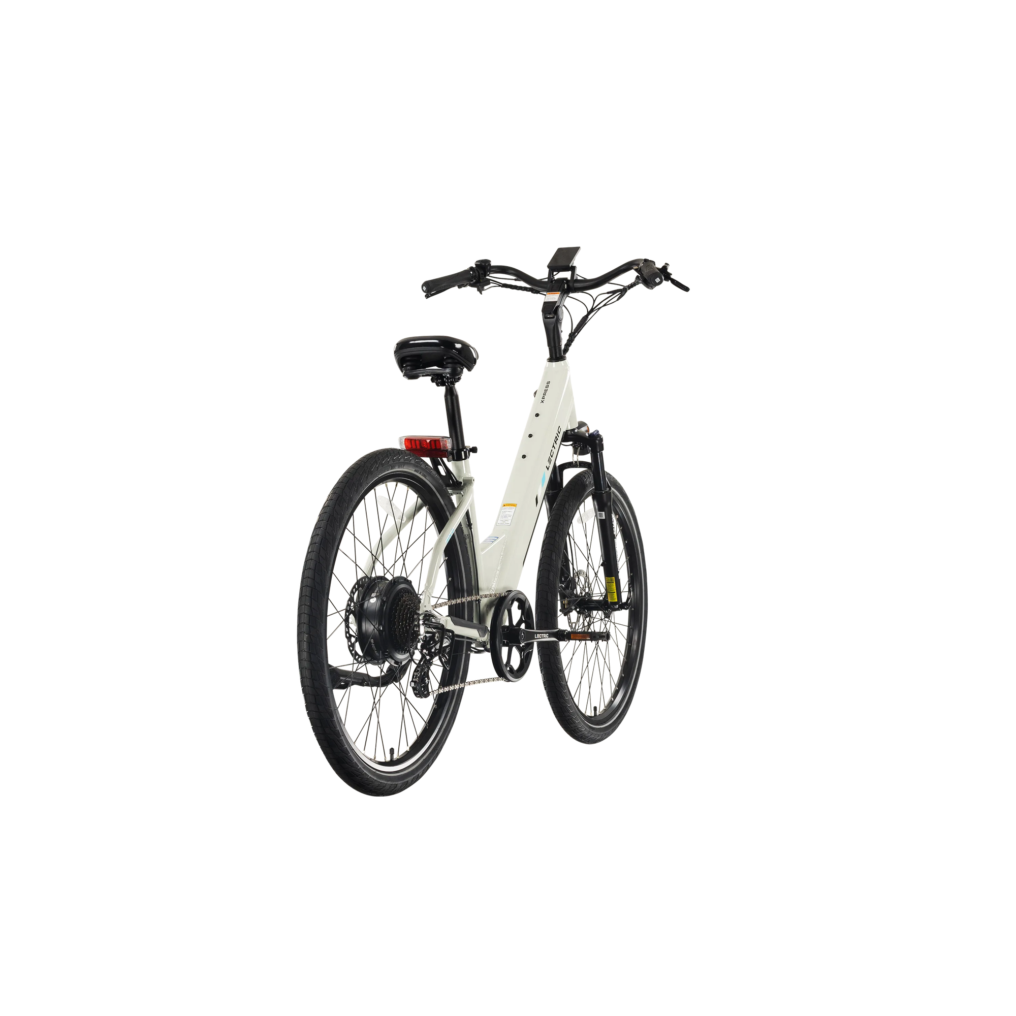 Lectric XPress2 Stratus White Cruiser eBike