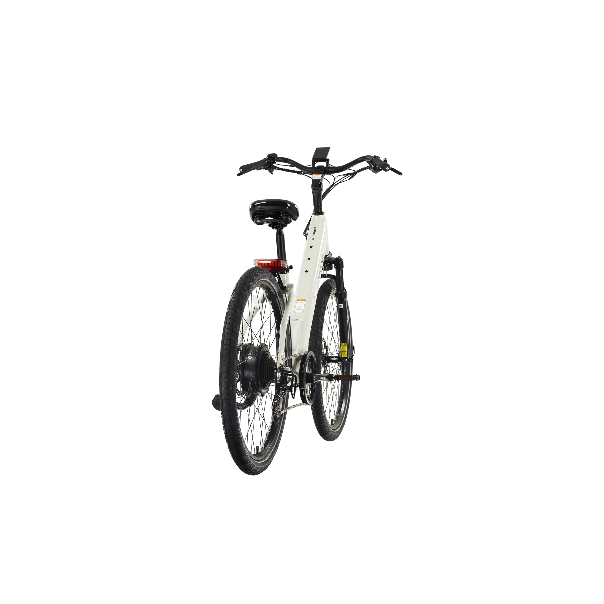 Lectric XPress2 Stratus White Cruiser eBike