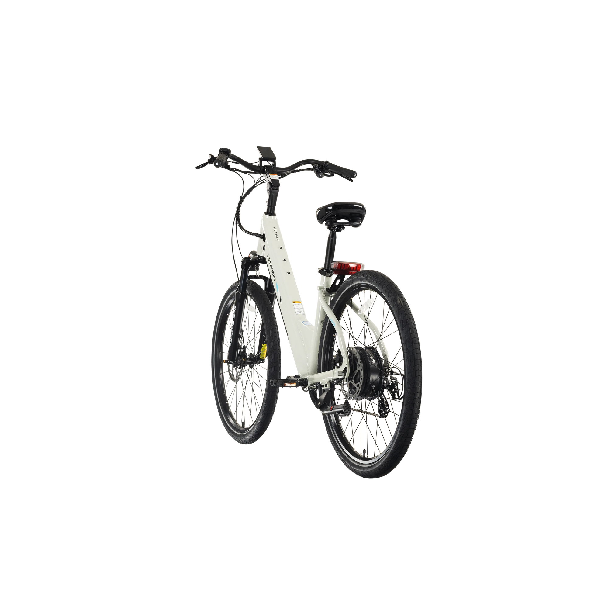 Lectric XPress2 Stratus White Cruiser eBike