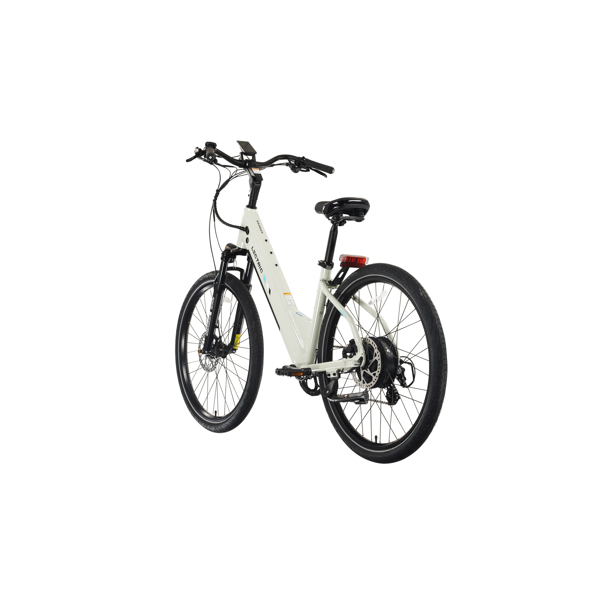 Lectric XPress2 Stratus White Cruiser eBike