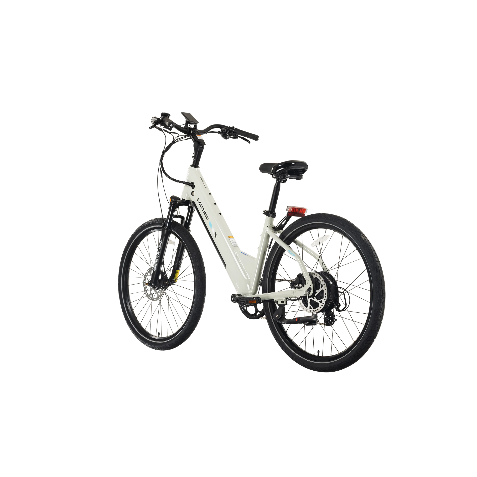 Lectric XPress2 Stratus White Cruiser eBike