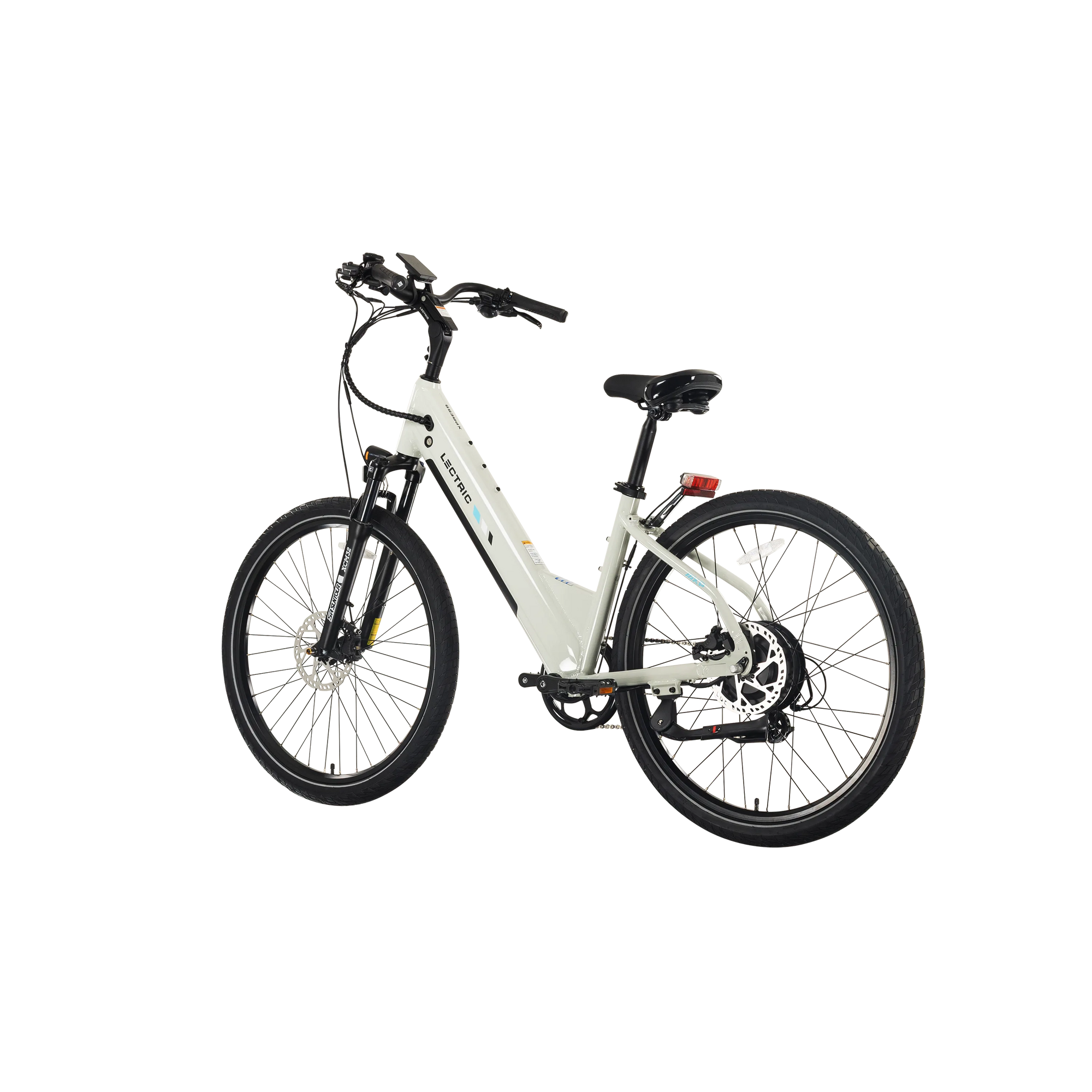 Lectric XPress2 Stratus White Cruiser eBike