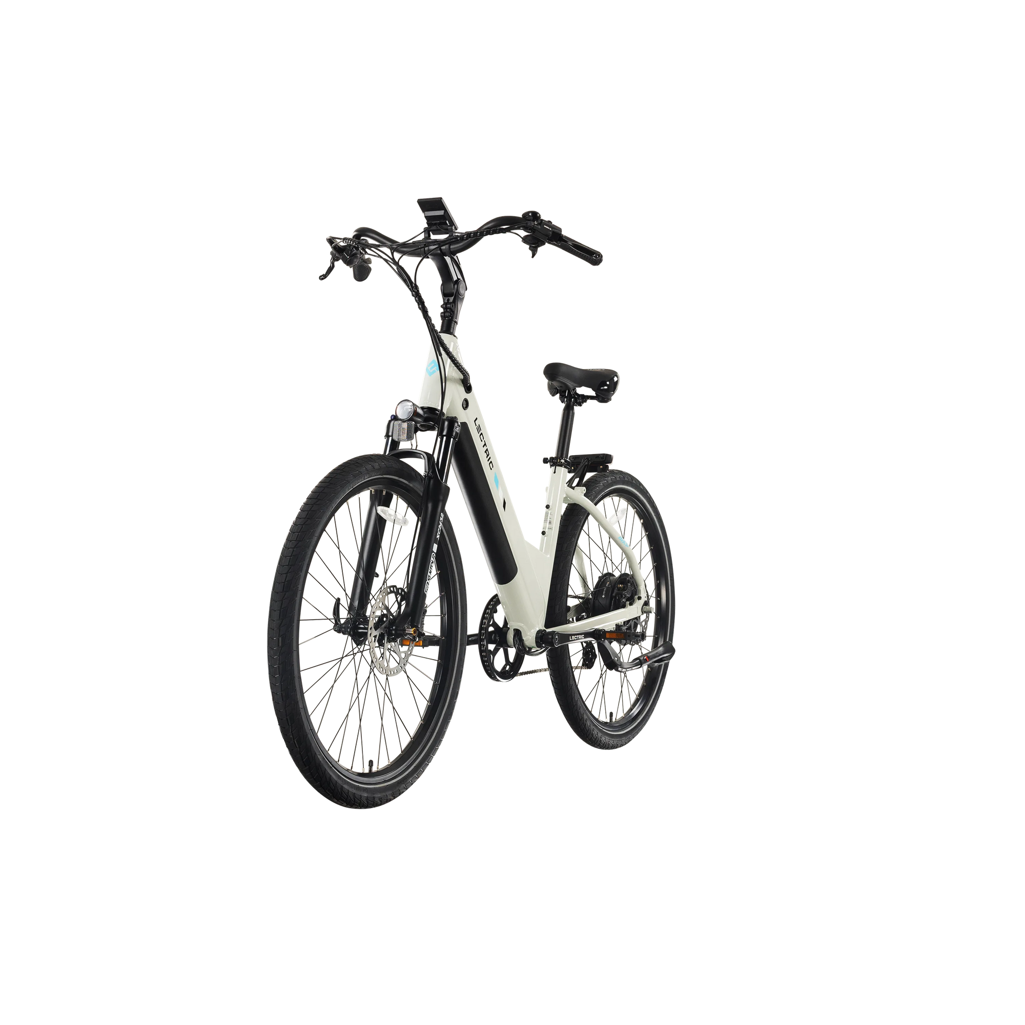 Lectric XPress2 Stratus White Cruiser eBike