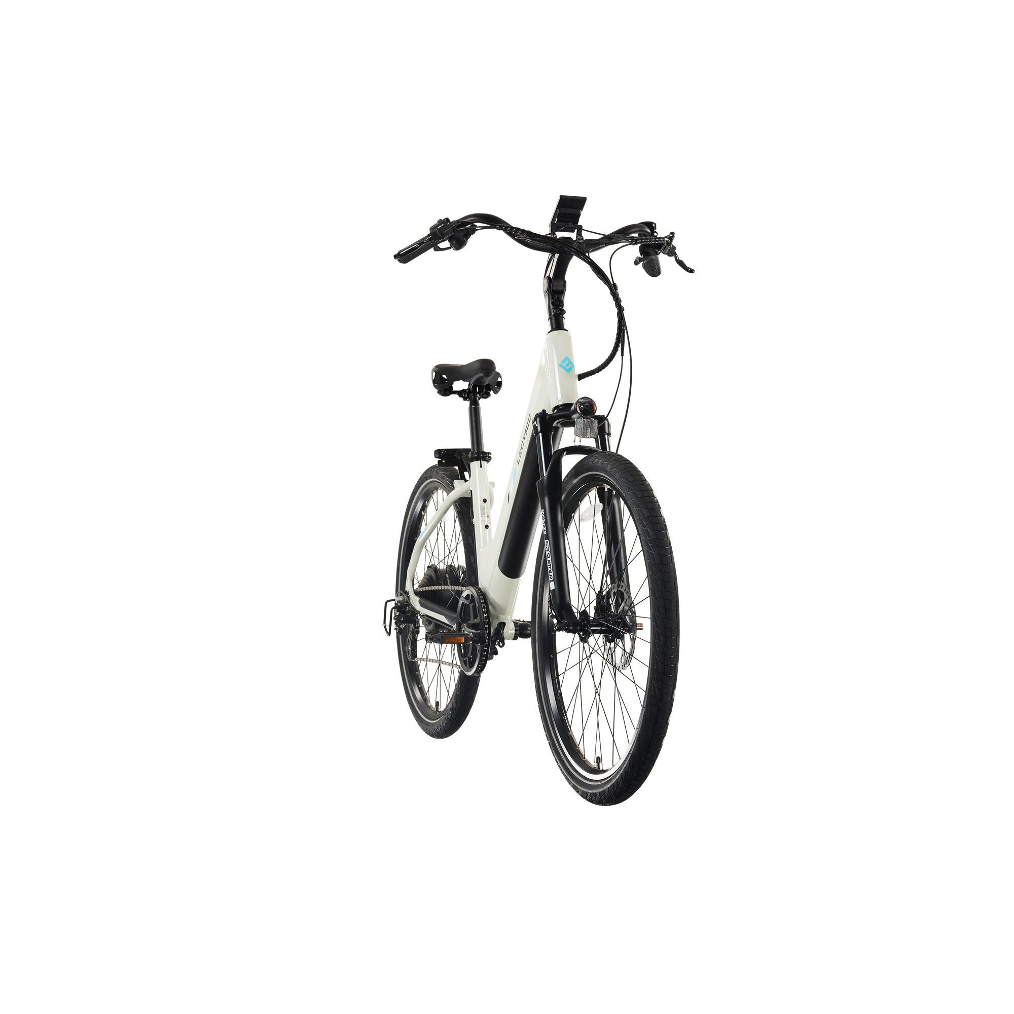 Lectric XPress2 Stratus White Cruiser eBike
