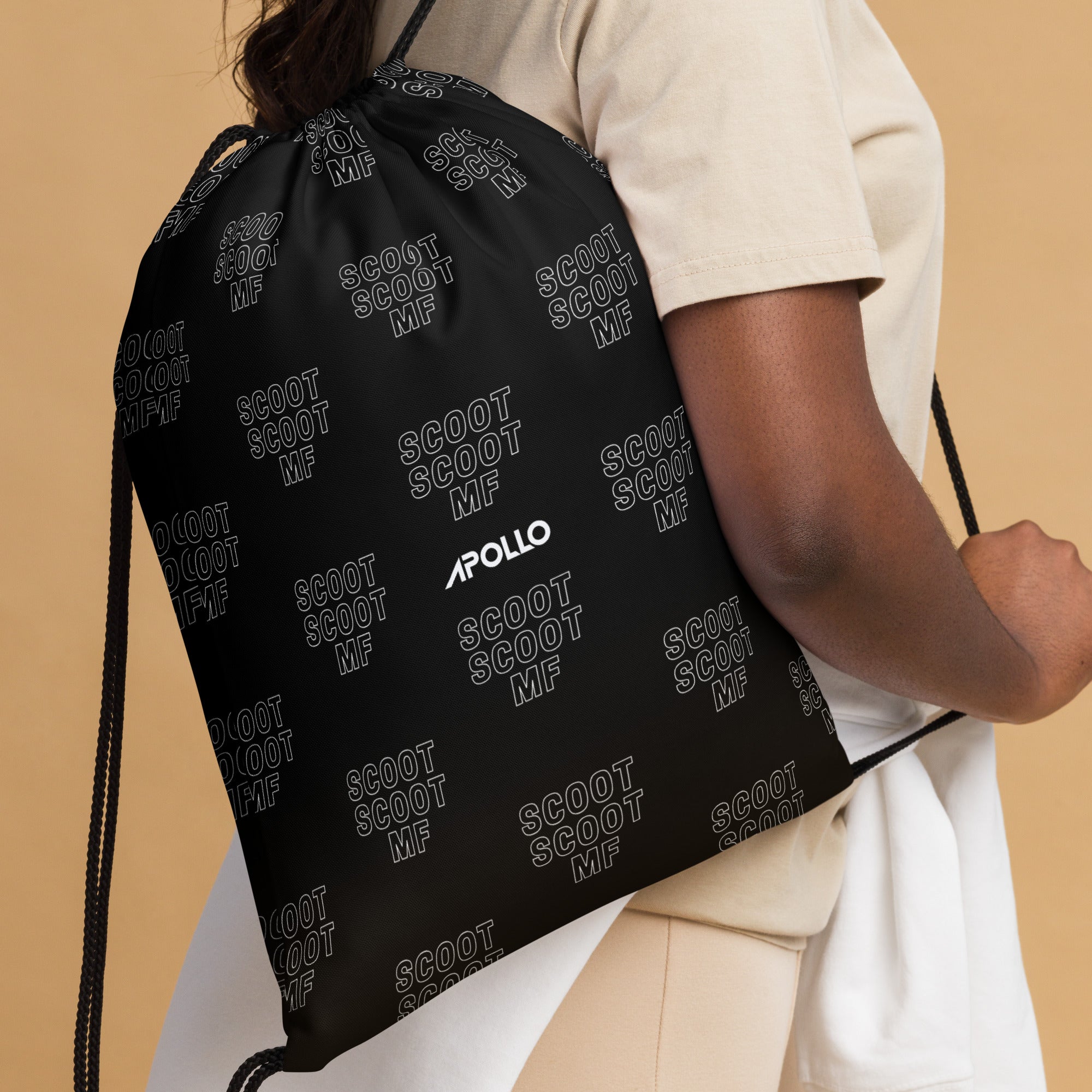 Scoot Scoot MF Drawstring Gym Backpack 15x17 Inch