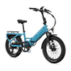 XP4 750 Electric Bike Folding Step-Thru Raindrop Blue