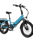 XP4 750 Electric Bike Folding Step-Thru Raindrop Blue