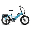 XP4 750 Electric Bike Folding Step-Thru Raindrop Blue