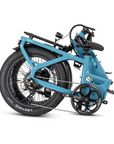 XP4 750 Electric Bike Folding Step-Thru Raindrop Blue