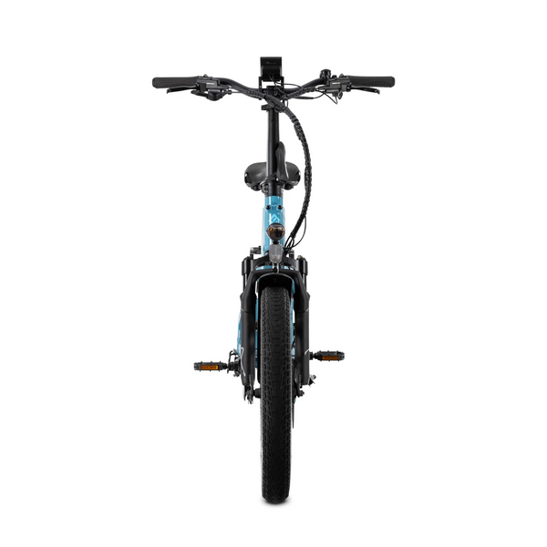 XP4 750 Electric Bike Folding Step-Thru Raindrop Blue