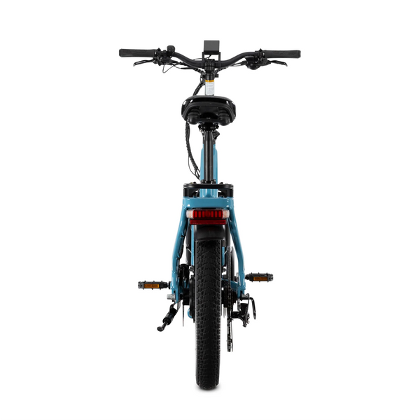 XP4 750 Electric Bike Folding Step-Thru Raindrop Blue