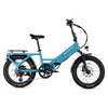 XP4 750 Electric Bike Folding Step-Thru Raindrop Blue