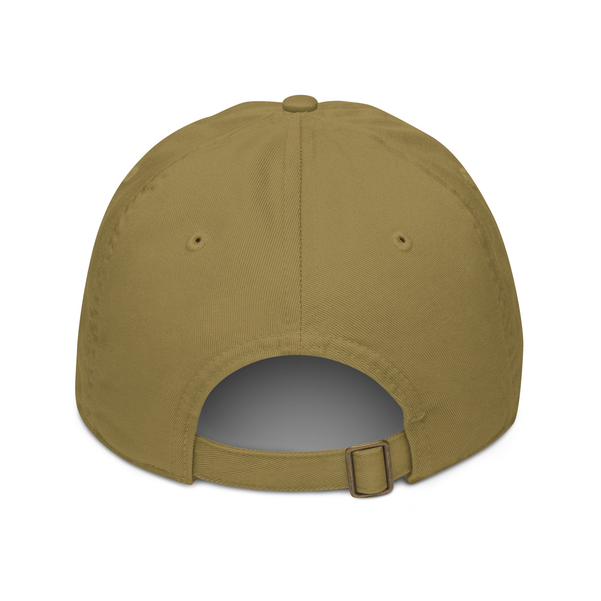 Organic Cotton Dad Hat 6-Panel Adjustable Baseball Cap
