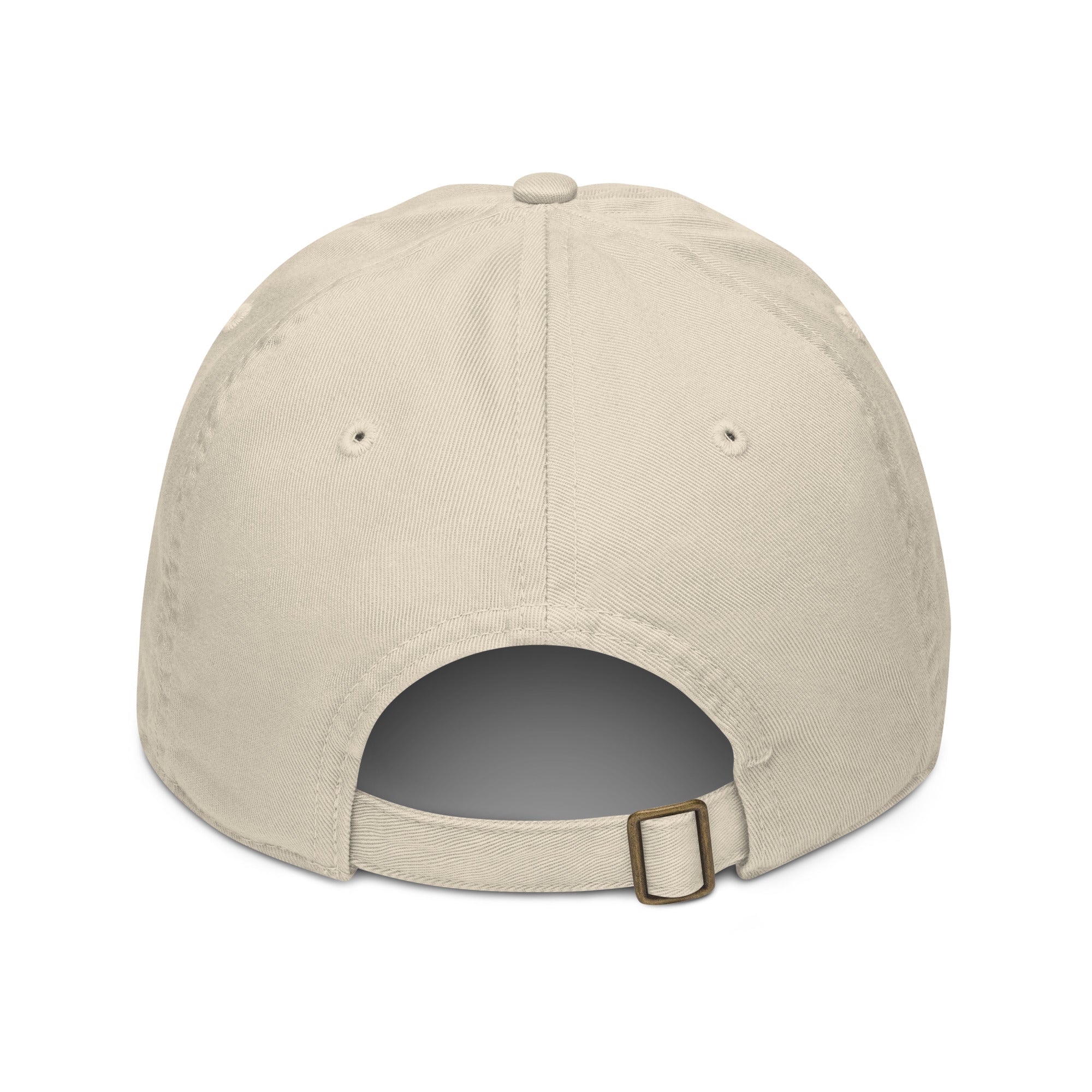 Organic Cotton Dad Hat 6-Panel Adjustable Baseball Cap