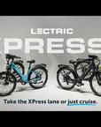 Lectric XPress2 Stratus White Cruiser eBike
