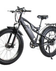 Rocky Road 48 Volt High End Electric Fat Tire Straight Frame Mountain Bicycle