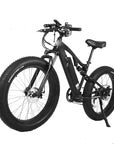 Rocky Road 48 Volt High End Electric Fat Tire Straight Frame Mountain Bicycle