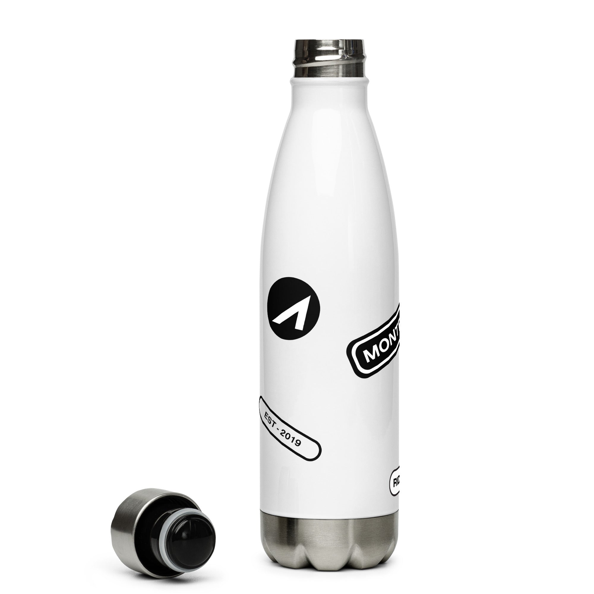 Stainless Steel Insulated Water Bottle 17 oz White
