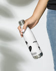 Stainless Steel Insulated Water Bottle 17 oz White