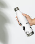 Stainless Steel Insulated Water Bottle 17 oz White