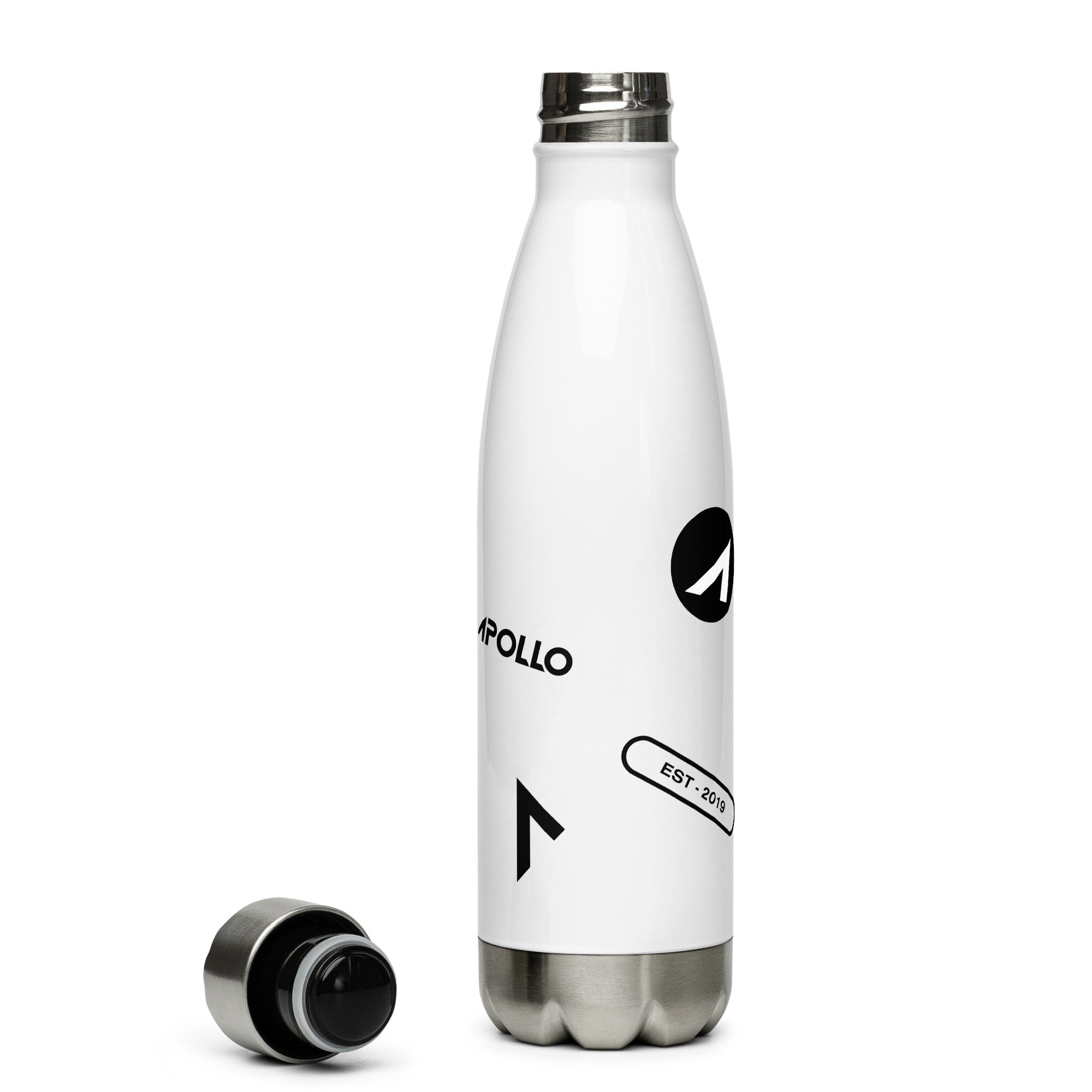 Stainless Steel Insulated Water Bottle 17 oz White
