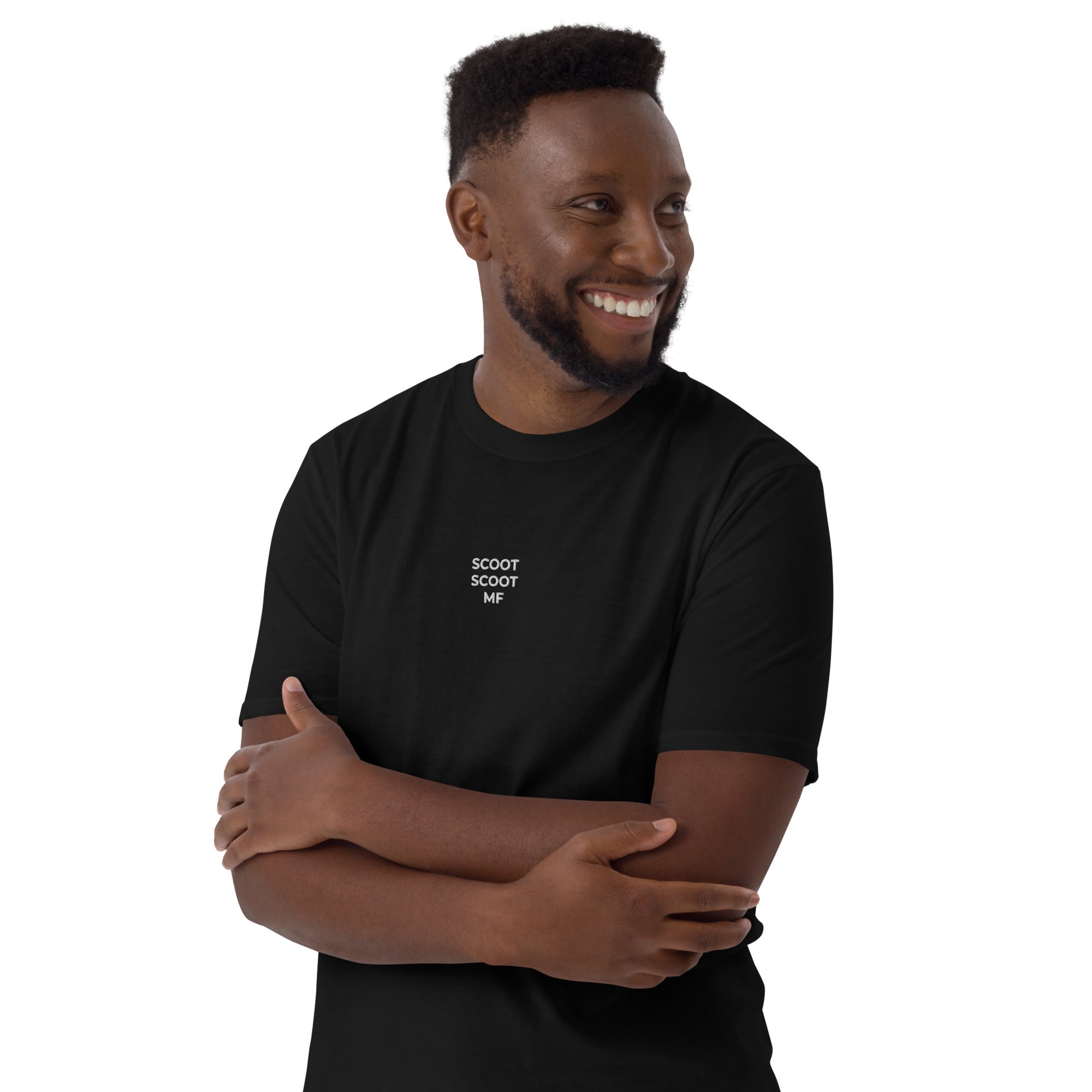 Scoot Scoot MF Graphic Unisex T-Shirt Cotton Black