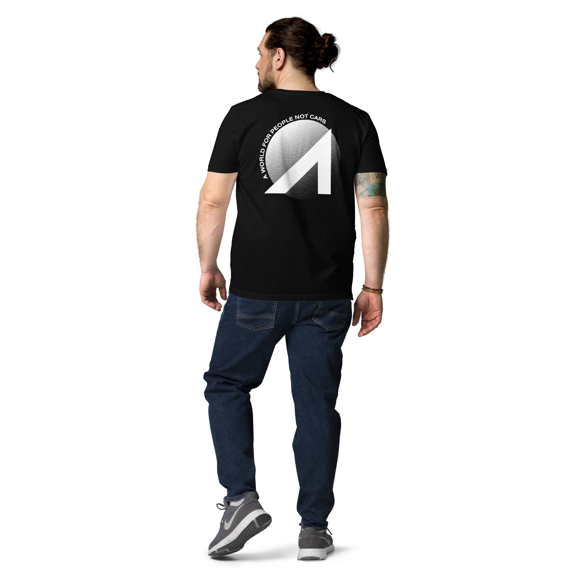 A World For People Not Cars Unisex Organic Cotton T-Shirt