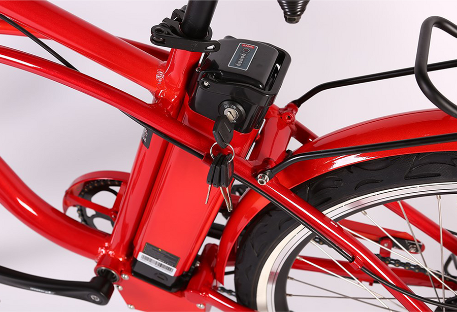The Newport Elite Max 36 Volt Beach Cruiser Step Through Electric Bicycle With PAS