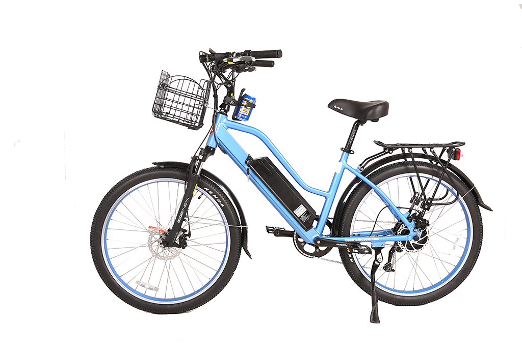 Catalina 48 Volt Lithium Powered Electric Step-Through Beach Cruiser Bicycle